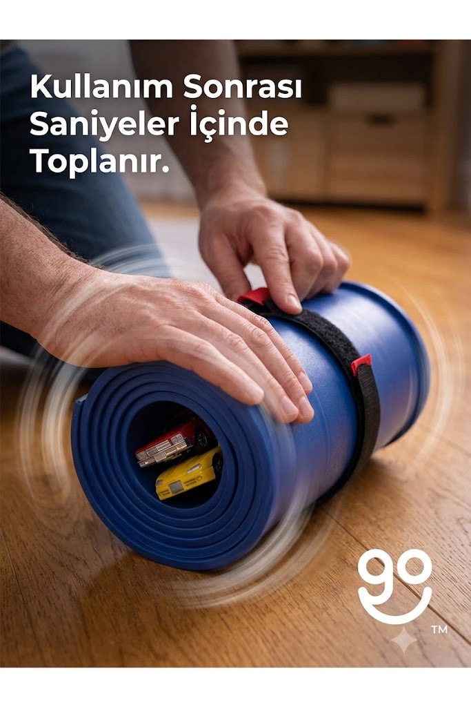 Poddy™ Yaratıcı Esnek Yarış Pisti | Sınırsız Eğlence, Kolay Depolama