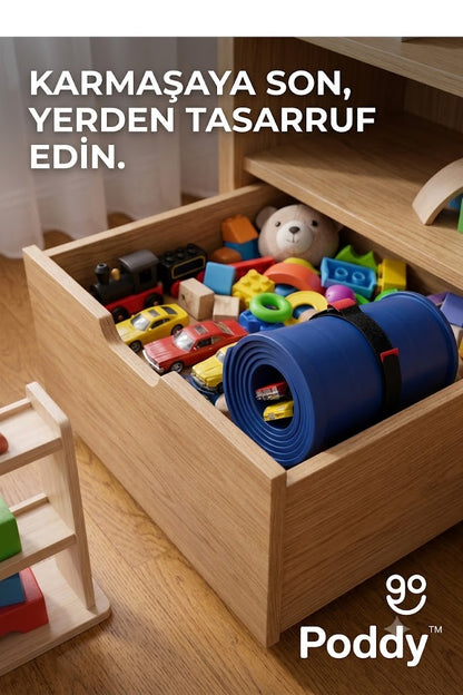 Poddy™ Yaratıcı Esnek Yarış Pisti | Sınırsız Eğlence, Kolay Depolama